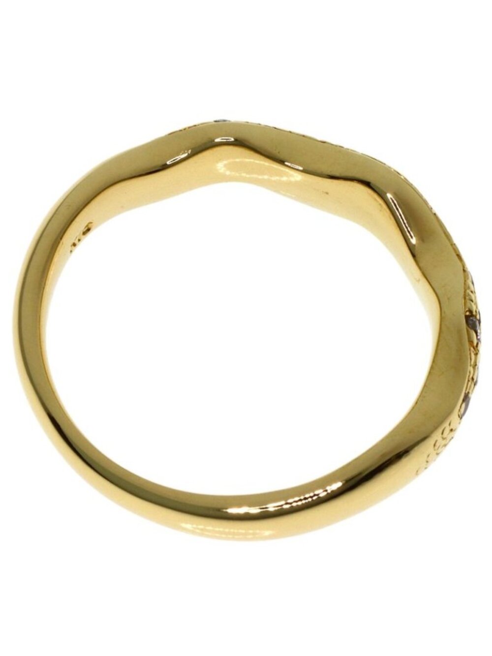 ★SOLD★ Saint Laurent Yves Diamond Ring 18k Yellow Gold - Picture 5 of 10